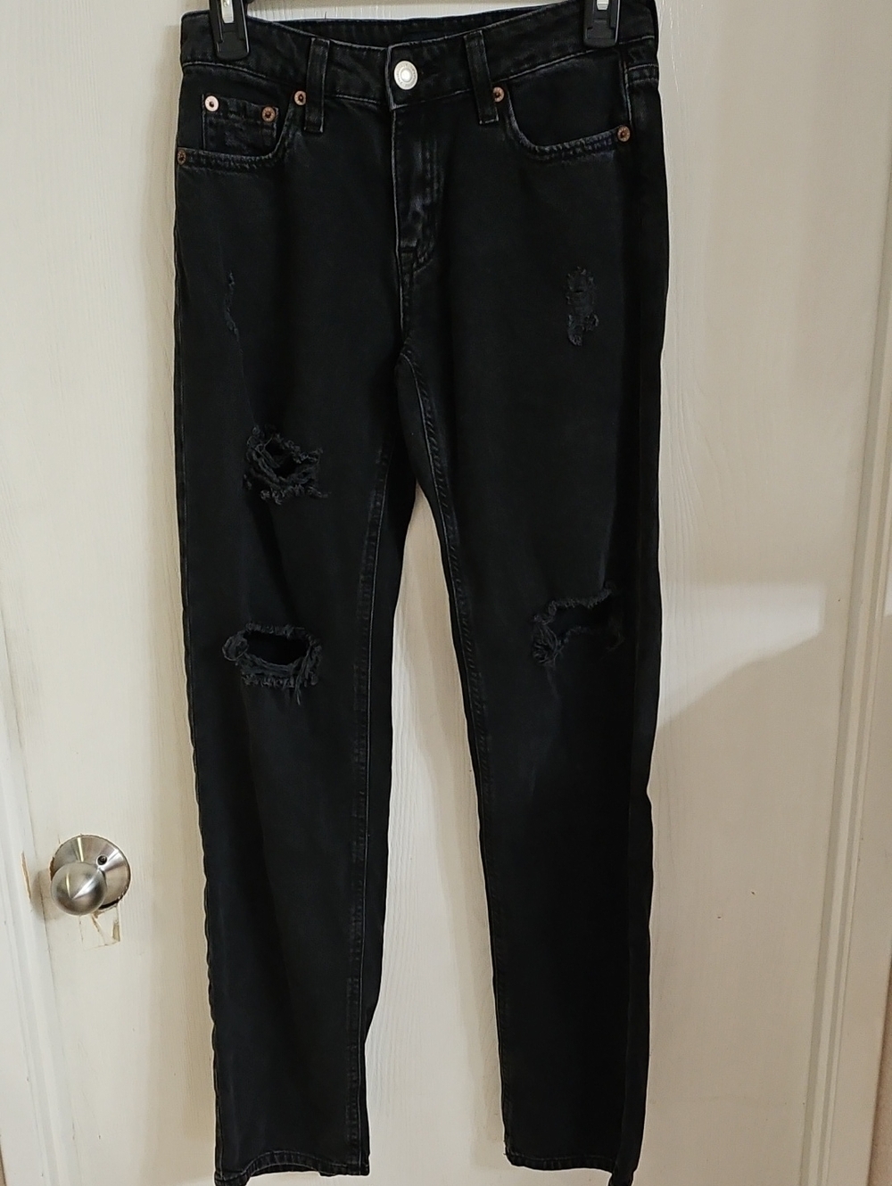 Aeropostale Black Low Rise Baggy Jeans